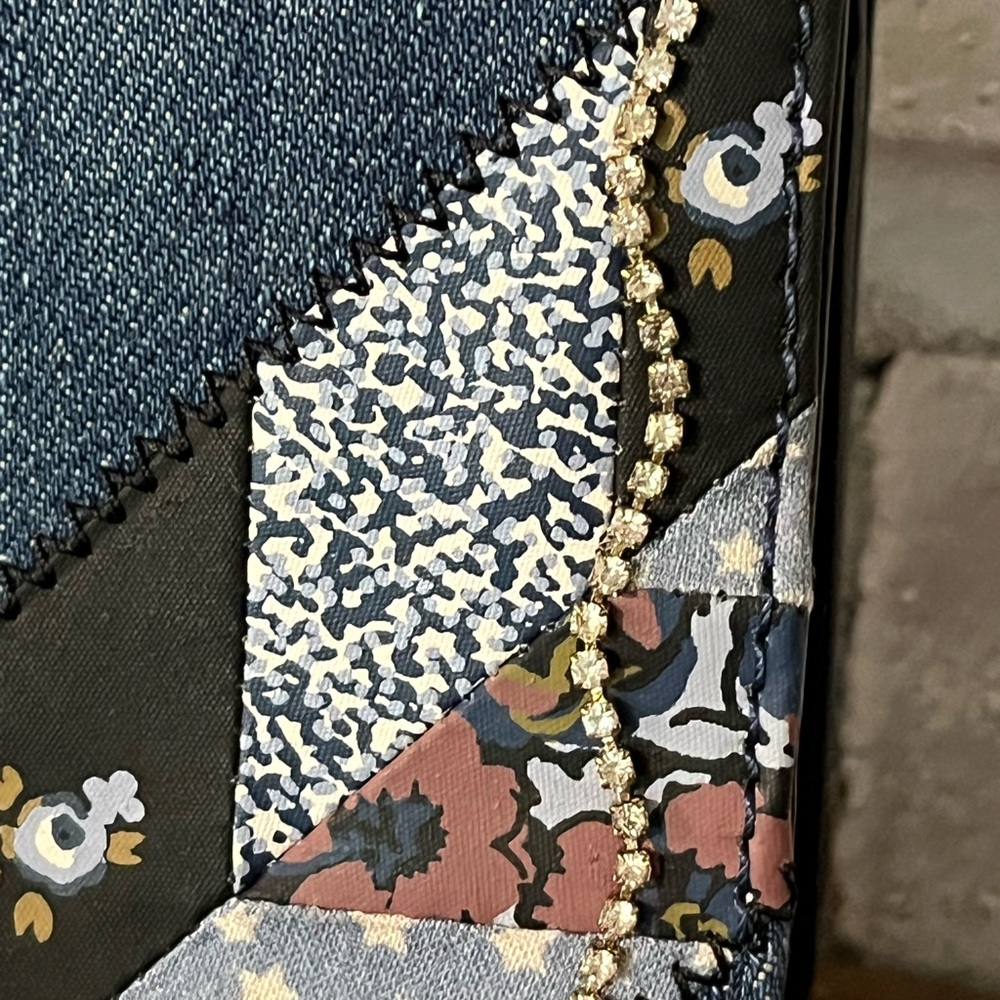 Coach Hayden Foldover Crossbody Clutch With Star Patchwork - Picture 5 of 11